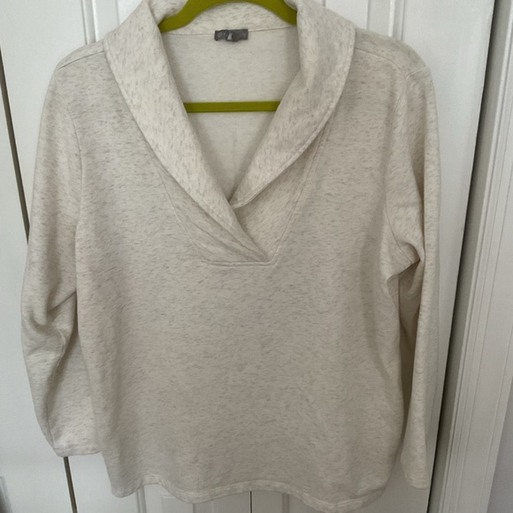 Talbots Sweaters - Talbots Soft Cream Cowl Neck Sweater